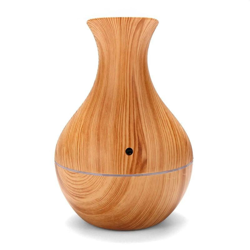 Difuzor aromaterapie 130 ml Iluminat led 7 culori reincarcabil USB - culoare natur