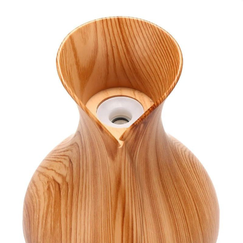 Difuzor aromaterapie 130 ml Iluminat led 7 culori reincarcabil USB - culoare natur