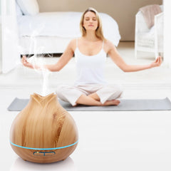 Difuzor aromaterapie cu Ultrasunete rezervor 300 ml iluminat LED 7 culori