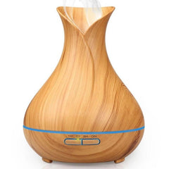 Difuzor Aromaterapie Led cu Temporizator stejar deschis 300 ml
