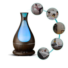 Difuzor ultrasunete Aromaterapie 400 ml cu Temporizator iluminat LED