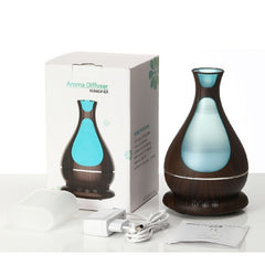 Difuzor ultrasunete Aromaterapie 400 ml cu Temporizator iluminat LED