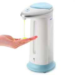 Dozator cu senzor pentru sapun lichid rezervor 400 ml iluminat led baterii