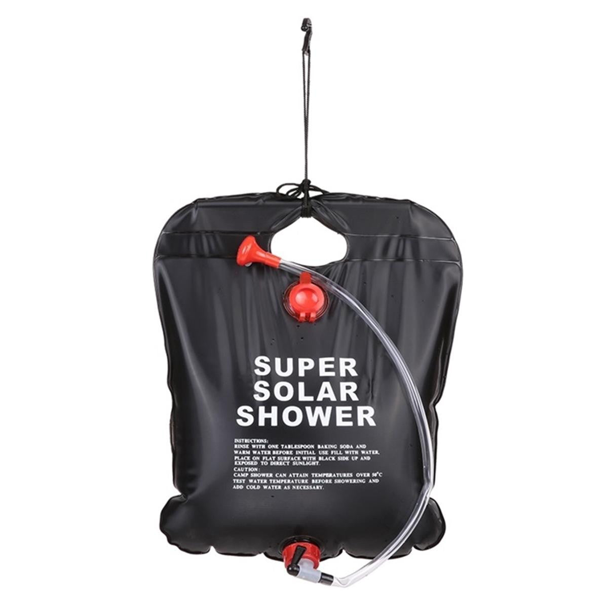 Dus Solar Suspendat pentru Camping sau Plaja capacitate 20l culoare Neagra