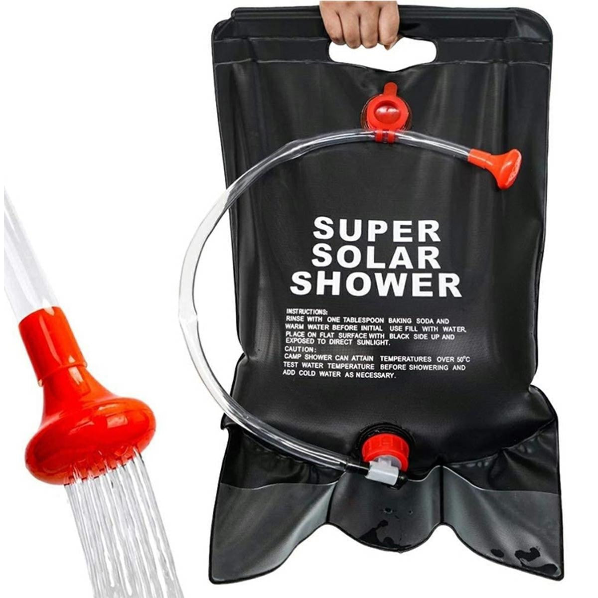 Dus Solar Suspendat pentru Camping sau Plaja capacitate 20l culoare Neagra