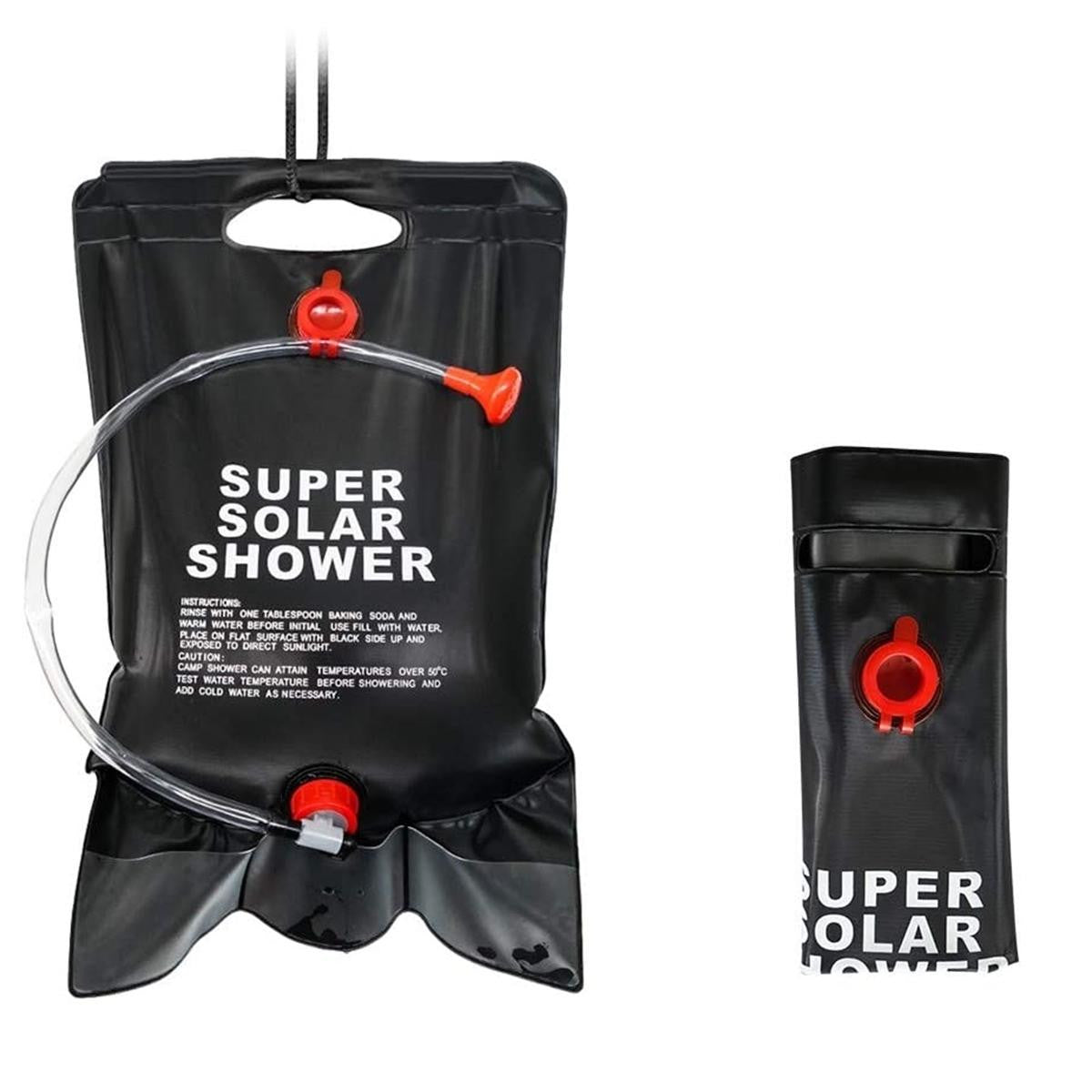 Dus Solar Suspendat pentru Camping sau Plaja capacitate 20l culoare Neagra