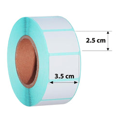 Etichete autoadezive direct termice albe 35-25 mm rola 800 etichete
