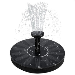 Fantana cu incarcare solara 4 duze jet 40 cm diametru 13 cm