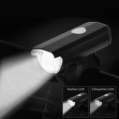 Far bicicleta led 3w reincarcabil usb 3 moduri iluminare 550 mah 100 lm aluminiu ip-4