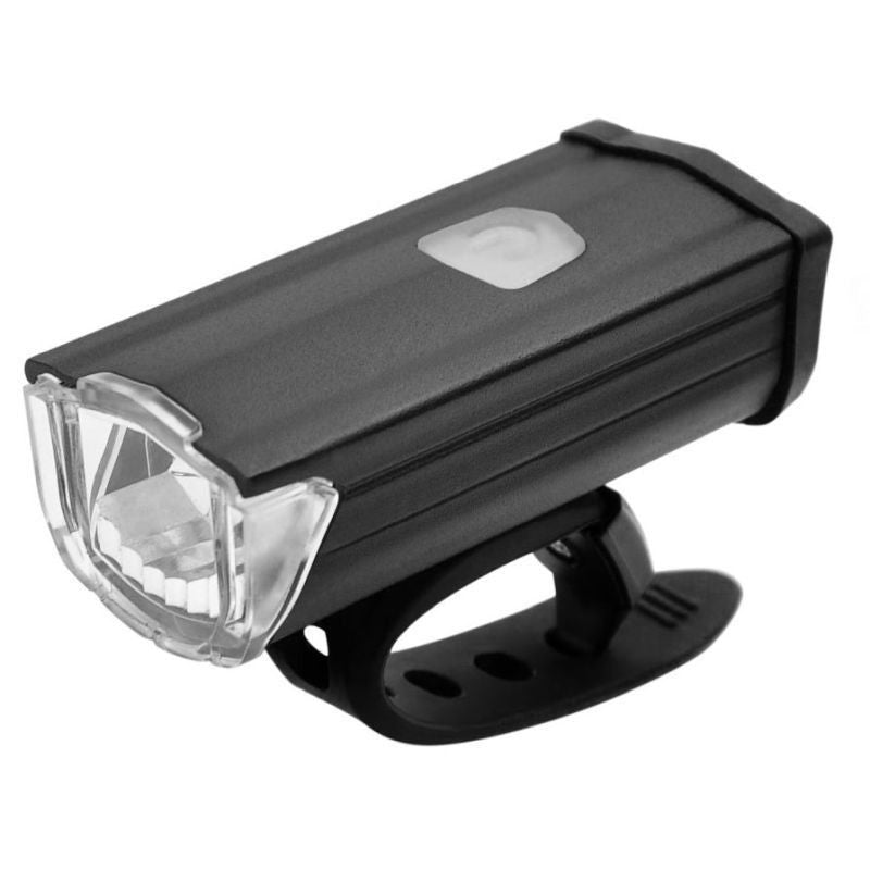 Far bicicleta led 3w reincarcabil usb 3 moduri iluminare 550 mah 100 lm aluminiu ip-4