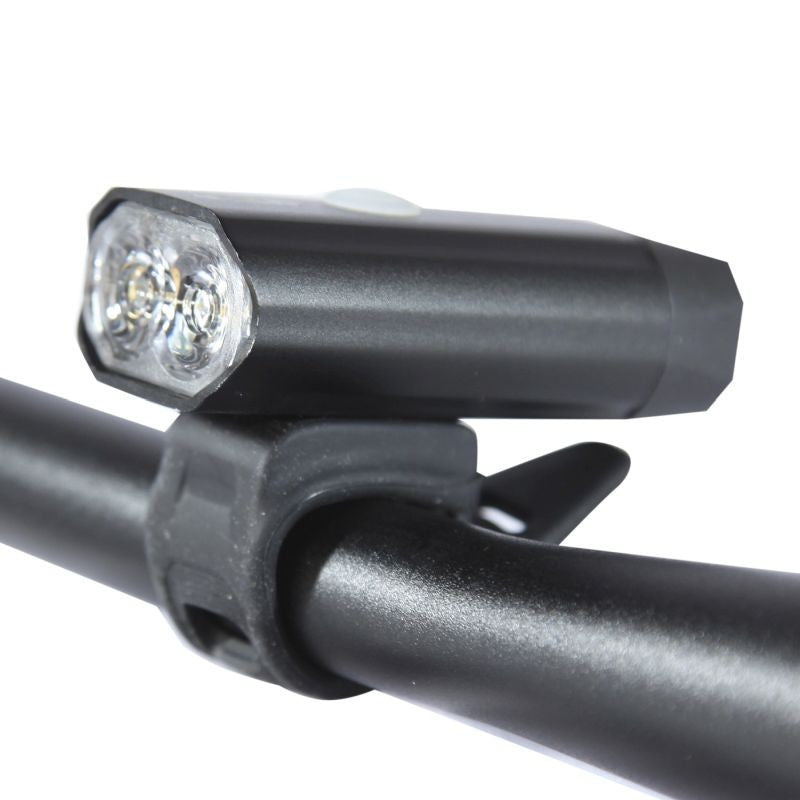 Far led 5w pentru bicicleta reincarcabil usb 1050 mah 8 moduri iluminare carcasa aluminiu