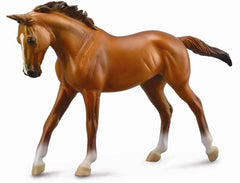 Figurina Cal Thoroughbred Mare Chestnut Delu-e