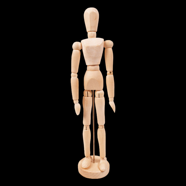 Figurina Corp Uman cu articulatii mobile pe suport vertical pentru Pictura desen