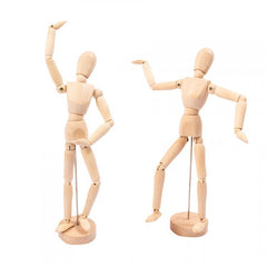 Figurina Corp Uman cu articulatii mobile pe suport vertical pentru Pictura desen