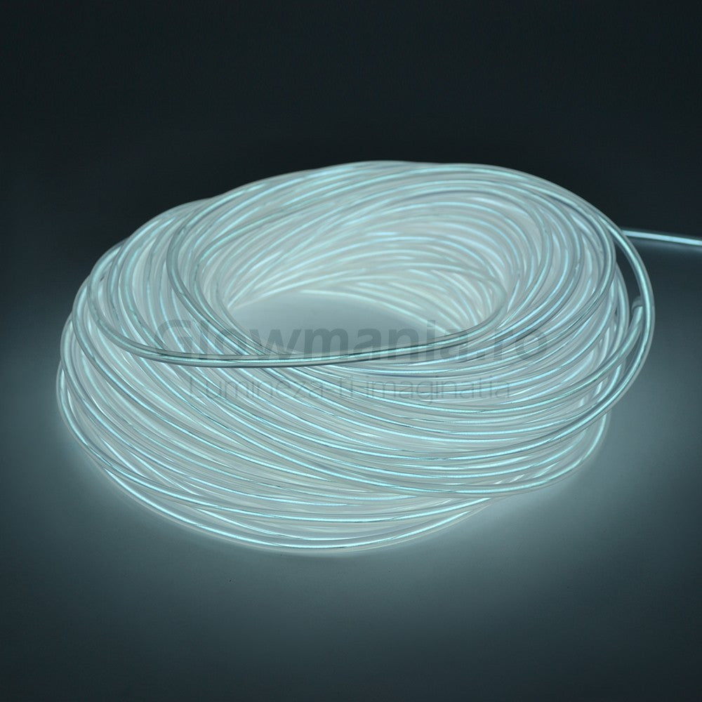Fir electroluminescent neon flexibil el wire 32 mm culoare alb