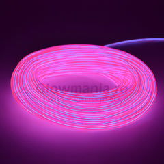 Fir electroluminescent neon flexibil el wire 5 mm culoare roz