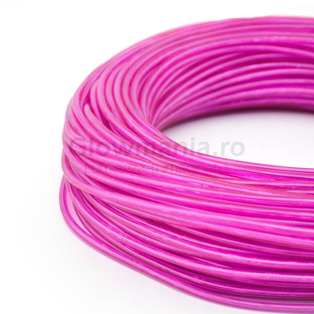 Fir electroluminescent neon flexibil el wire 5 mm culoare violet
