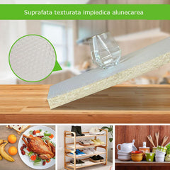 Folie antiaderenta eva pentru raft sertare lavabila impermeabila protectie suprafete rola 30.5x600 cm