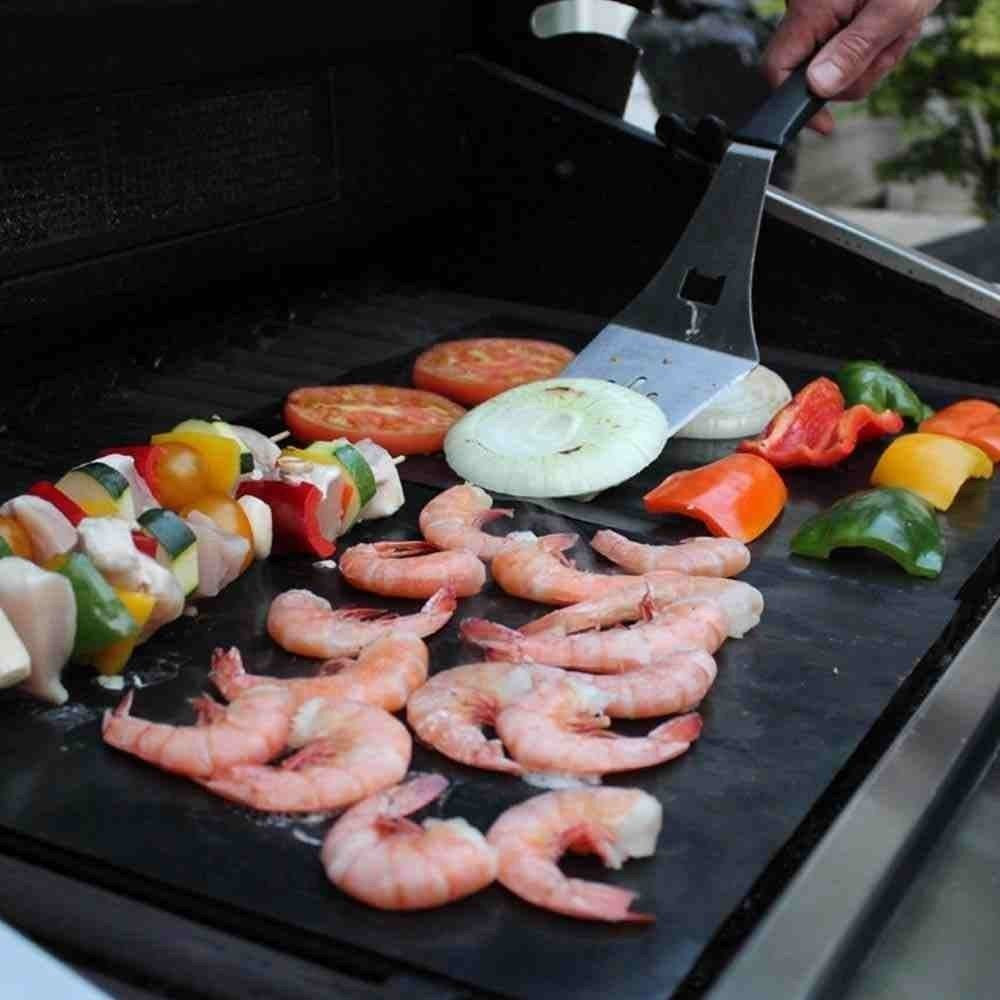 Folie Antiaderenta Termorezistenta din Teflon pentru Gratar si Cuptor set 5 bucati