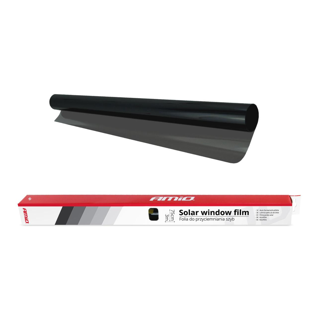 Folie Fumurie pentru Geamuri Auto Mega Dark Black 0.75x3m (1%)