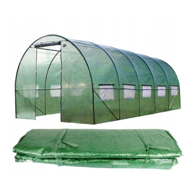 Folie protectie pentru solar de gradina 8x3x2m 10 ferestre pe 140gmp filtru protectie uv