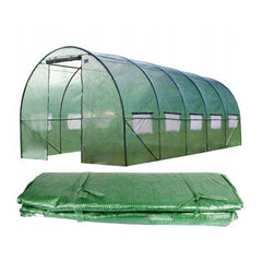Folie protectie pentru solar de gradina 8x3x2m 10 ferestre pe 140gmp filtru protectie uv