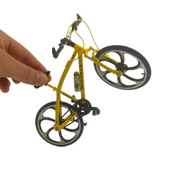 Macheta bicicleta MTB, scara 1:8, model realist, metal, 19.5×7.5×12 cm