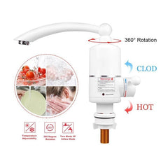 Robinet electric 3000W, temperatura reglabila, IPX4, protectie supraincalzire ProCart®