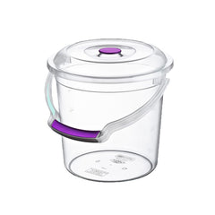 Galeata 5l gradata transparenta capac si maner detasabil bpa free