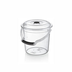 Galeata 5l gradata transparenta capac si maner detasabil bpa free