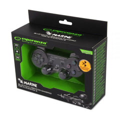 Gamepad Bluetooth PS3 12 butoane vibratii negru Esperanza Marine