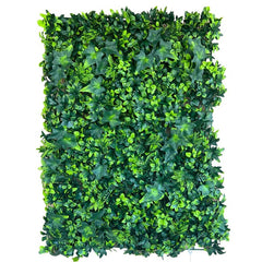 Gard viu artificial premium gradina verticala cu frunze verzi panou 40X60 cm