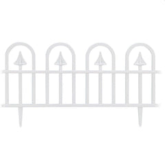 Gardulet pentru gradina 60-31 cm 4 segmente posibilitate imbinare pvc alb