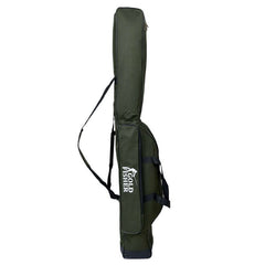 Geanta pentru lansete pescuit 3 compartimente 2 buzunare bretele reglabile