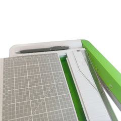 Ghilotina manuala a4 cutit otel picioare cauciucate 30 x 21 cm alb verde