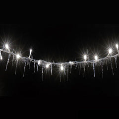Ghirlanda led 50 Turturi lumina alb rece  2.5 m Interior Exterior