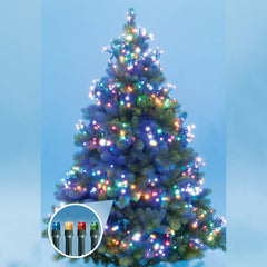 Ghirlanda luminoasa multicolora 768 led-uri cu telecomanda 7.5 metri