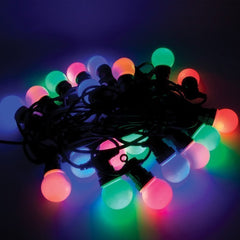 Ghirlanda Multicolora cu led-uri Exterior 30 globuri 14.5 m Home