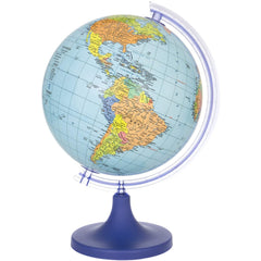 Glob Geografic Cartografie Harta Politica diametru 25 cm rotativ meridian