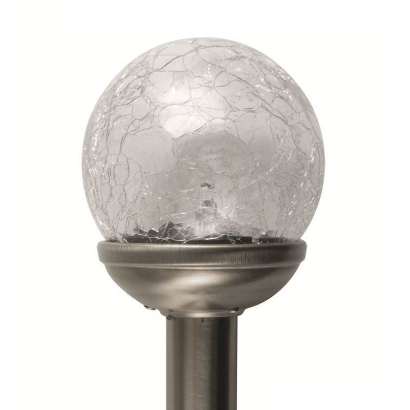 Glob Solar Led abajur din sticla 56 cm iluminare alb si multicolor