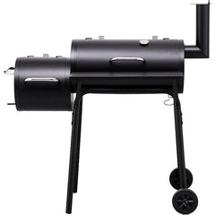 Gratar BBG pentru carbuni cu Grill si Afumatoare si Termometru