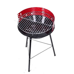 Gratar carbune inaltime reglabila 4 nivele protectie anti vant 35-56 cm