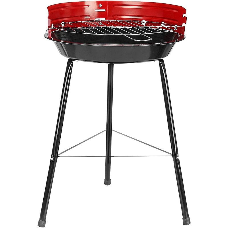 Gratar pe carbuni grill reglabil protectie anti vant 41x33,5x46,5 cm