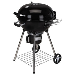 Gratar rotund cu capac grill 54 cm termostat colector cenusa roti 68x57x99 cm
