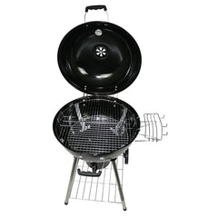 Gratar rotund cu capac grill 54 cm termostat colector cenusa roti 68x57x99 cm