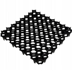 Grila parcare si terasamente 50 x 50 z 4 cm rezistenta 1000 tone negru