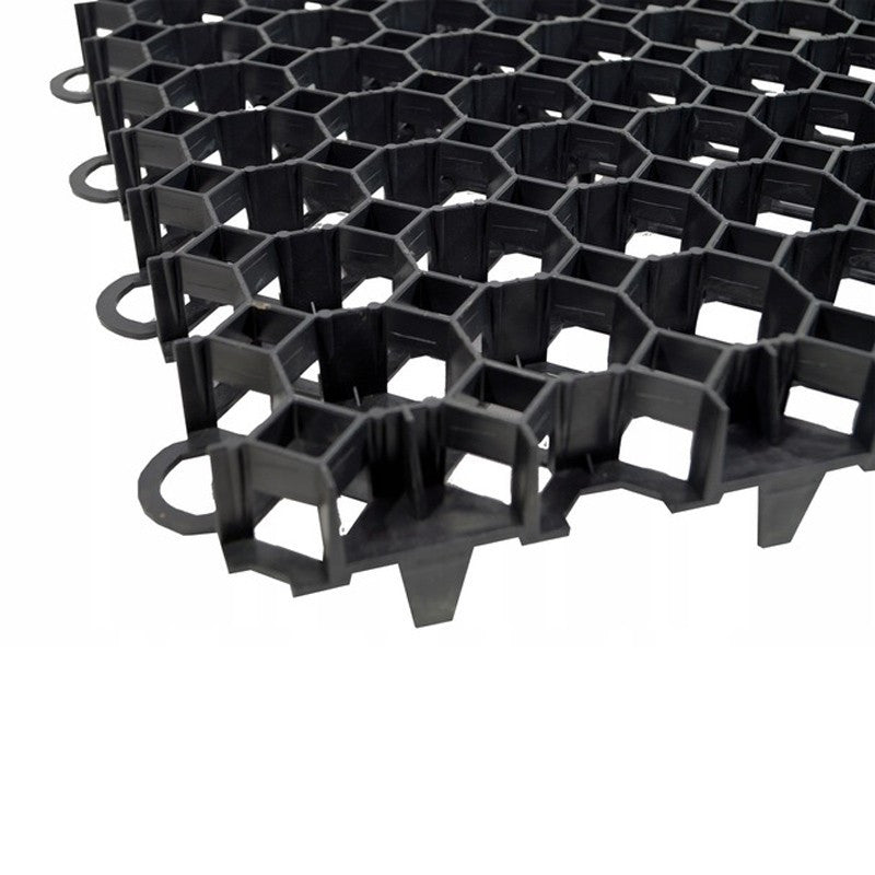 Grila parcare si terasamente 50 x 50 z 4 cm rezistenta 1000 tone negru