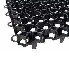 Grila parcare si terasamente 50 x 50 z 4 cm rezistenta 1000 tone negru