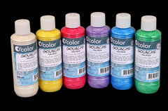 Guasa lavabila culori perlate OColor 6 bucati 250 ml