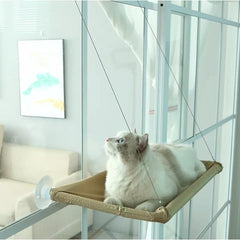 Hamac Elegant pentru Pisica cu Montaj pe Geam 55x32 cm